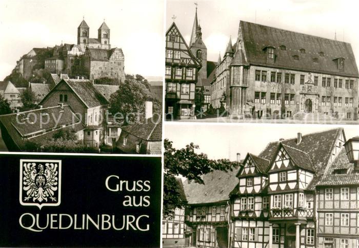 Quedlinburg Schloss Rathaus Klopstockhaus