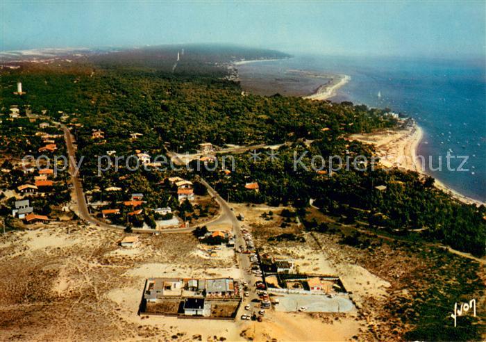 Cap-Ferret Lege-Cap-Ferret 33 Gironde Vue generale aerienne a gauche l'Ocean
