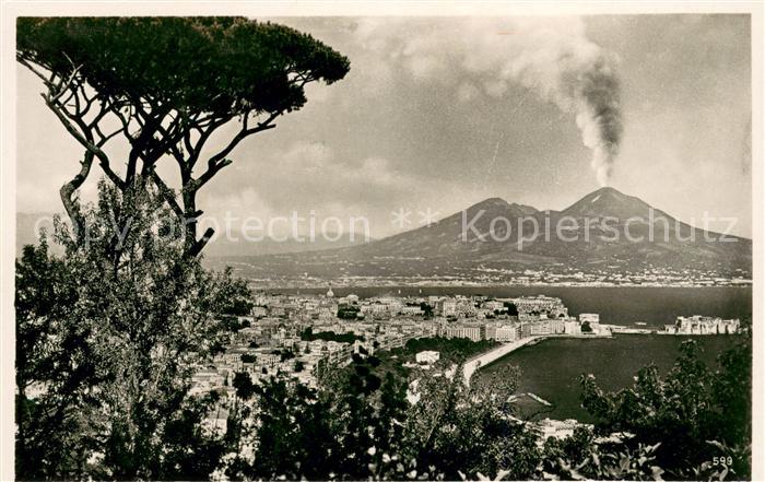 Napoli Neapel Vesuvio