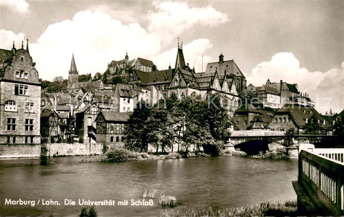 Marburg Lahn Universit?t mit Schloss