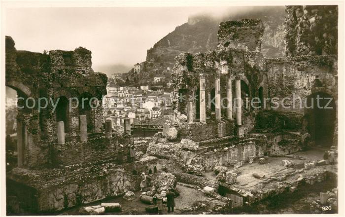 Taormina Sizilien Messina Griechisches Theater