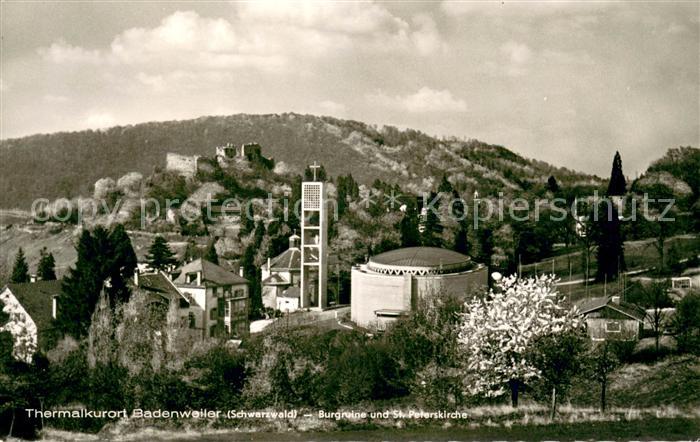 Badenweiler Burgruine und St. Peterskirche