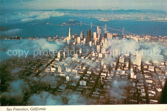 San Francisco California Fliegeraufnahme Skyline