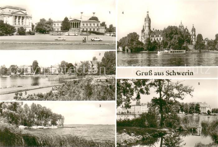 Schwerin Mecklenburg Graf-Schack-Allee Schloss Burgsee
