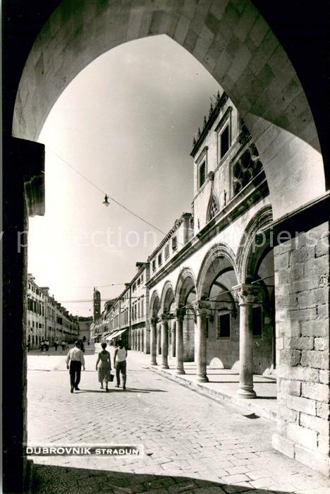 Dubrovnik Ragusa Placa glavna ulica