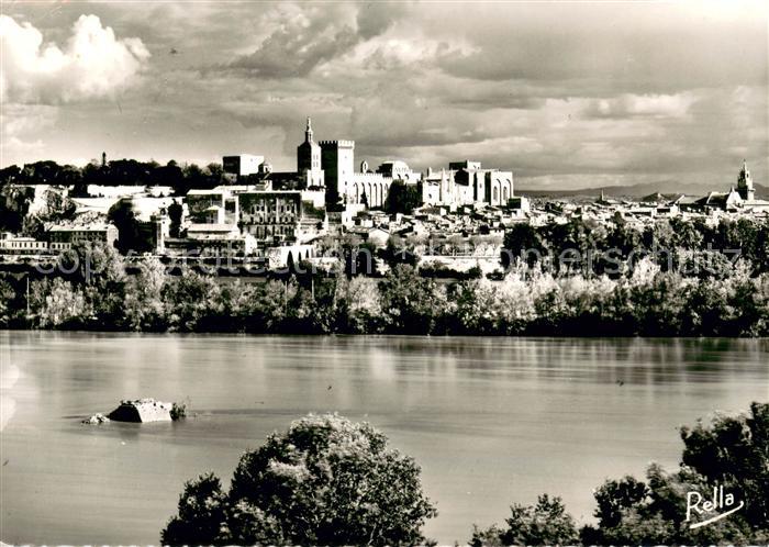 Avignon Vaucluse Palais des Papes et Rhone