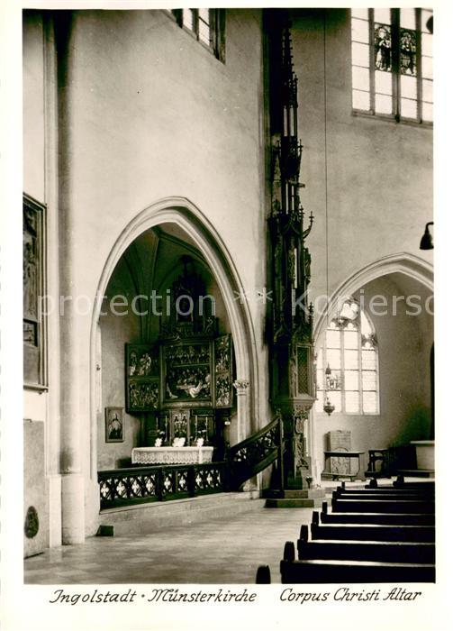 Ingolstadt Donau M?nsterkirche Corpus-Christi-Altar