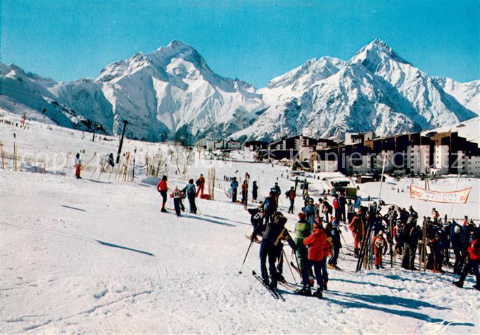 Les Deux Alpes Skigebiet mit Pic de la Muzelle