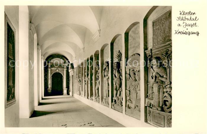 Schoental Jagst Kloster Schoental Kreuzgang
