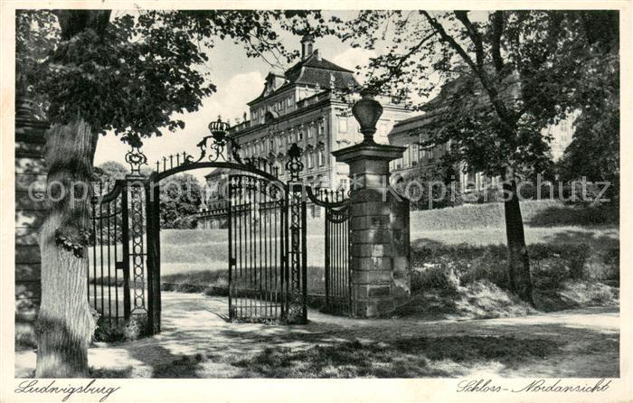 Ludwigsburg Wuerttemberg Schloss Nordansicht