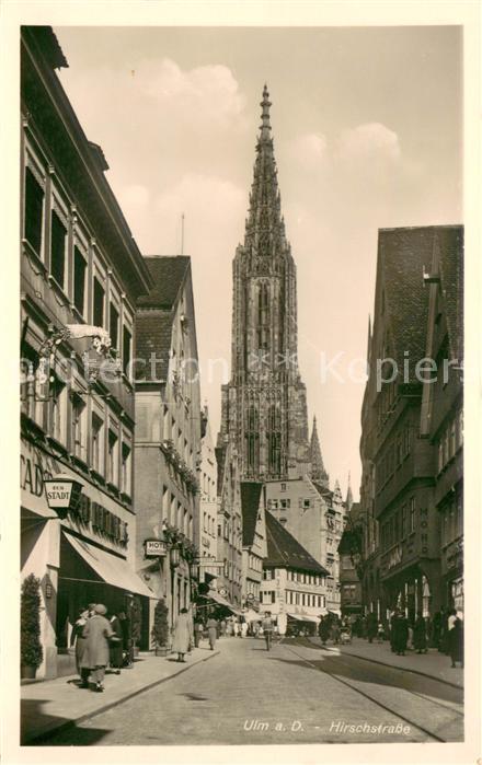 Ulm Donau Hirschstrasse Ulmer Muenster