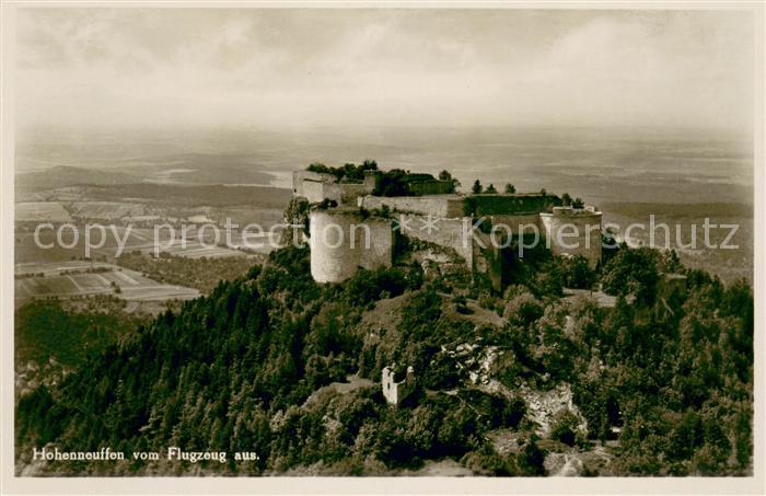 Neuffen Burg Hohenneuffen Fliegeraufnahme