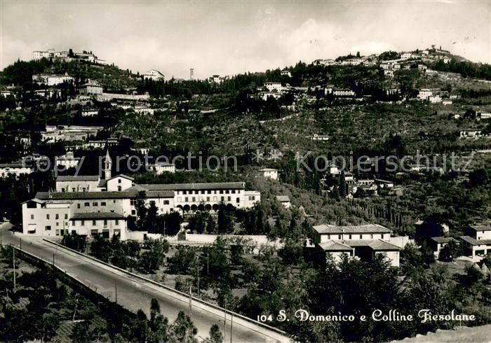 Firenze Florenz San Domenico e Colline Fiesolane