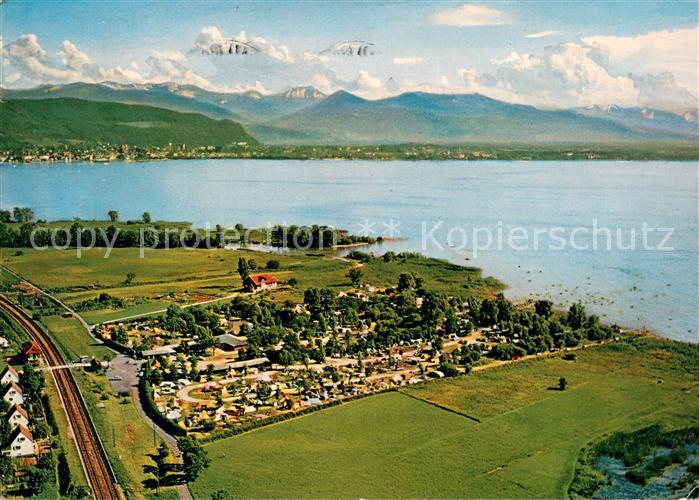Zech Bodensee Internationaler Campingplatz Fliegeraufnahme