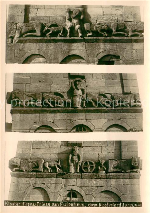 Hirsau Kloster Hirsau Friese am Eulenturm ehem Klosterkirchturm