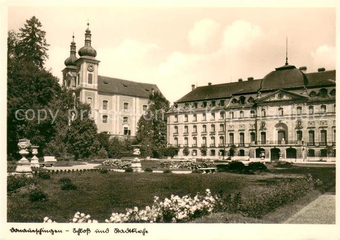 Donaueschingen Schloss und Stadtkirche