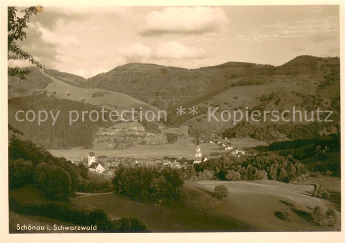 Schoenau Schwarzwald Panorama