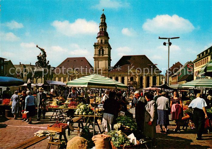 Mannheim Altes Rathaus und Markt