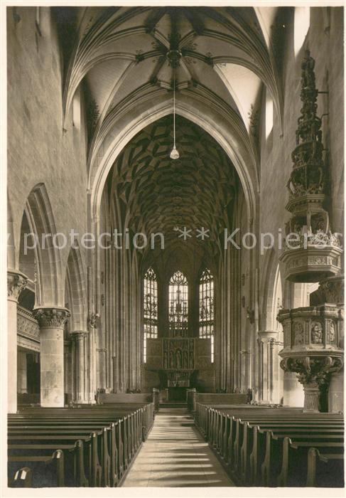 Heilbronn Neckar Kilianskirche Mittelschiff nach Osten