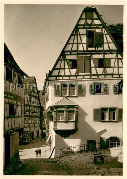 Wimpfen Haus in der Salzgasse mit Sandsteinerker