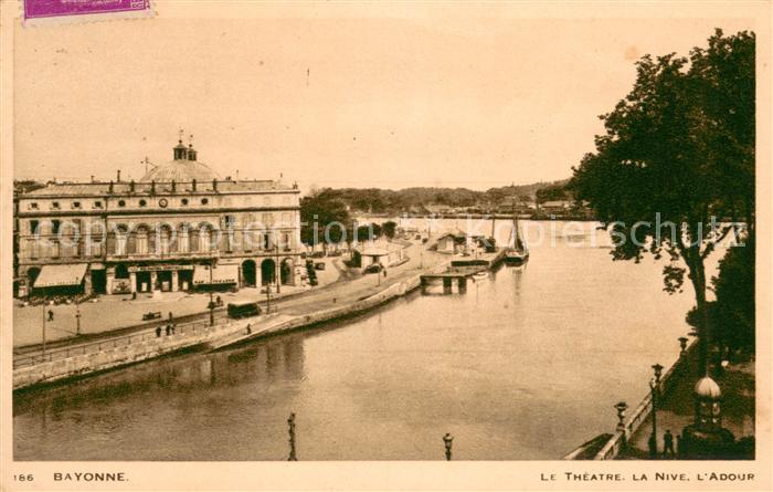 Bayonne 64 Le Theatre la Nive l'Adour