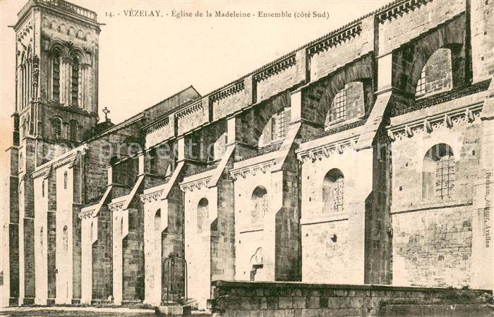 Vezelay Eglise de la Madeleine Ensemble