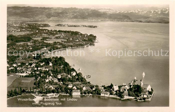 Wasserburg Bodensee Fliegeraufnahme
