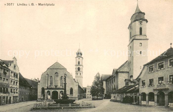 Lindau Bodensee Marktplatz