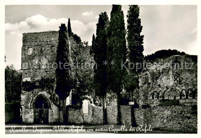 Ravello Ingresso Villa Rufolo con antica Capella dei Rufoli