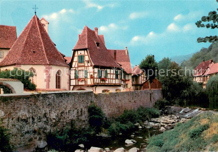 Kaysersberg Haut Rhin Rue de l’Oberhof et la Weiss