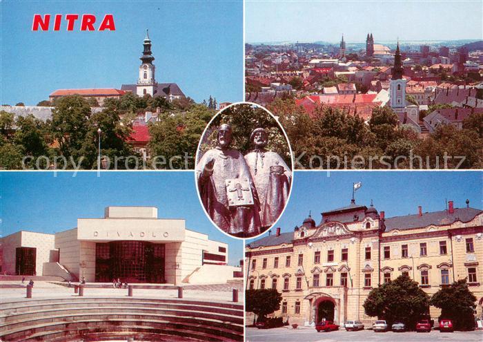 Nitra Kirche Panorama Divadlo