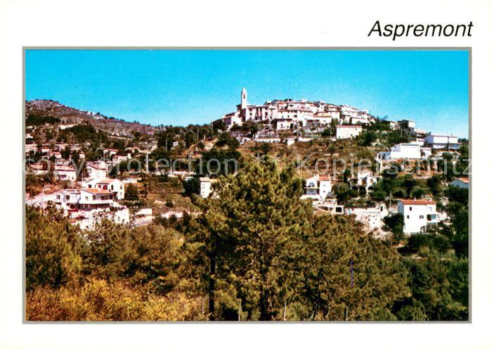 Aspremont Alpes-Maritimes Vue generale