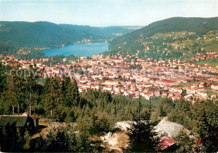 Gerardmer Vosges Station climatique Vue generale sur la ville et le Lac