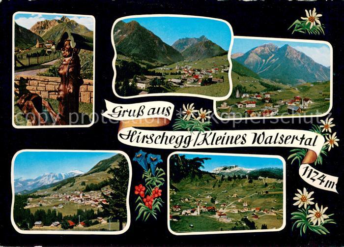 Hirschegg Kleinwalsertal Vorarlberg Teilansichten