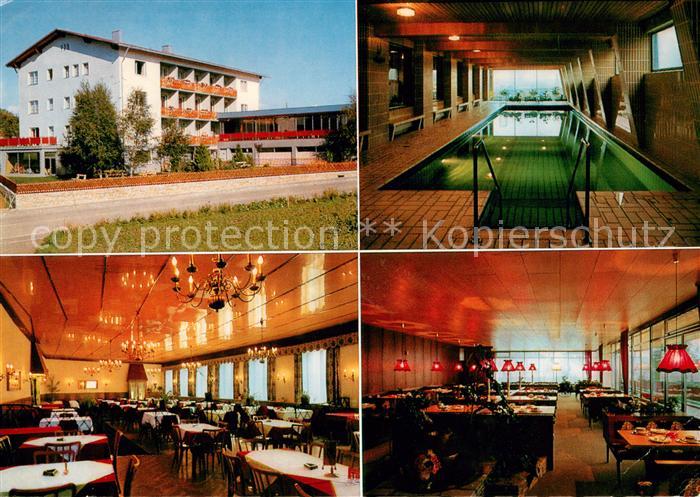 Leonfelden Bad Gasthof Pension Zum Boehmertor Hallenbad Speisesaal Fruehstuecksr