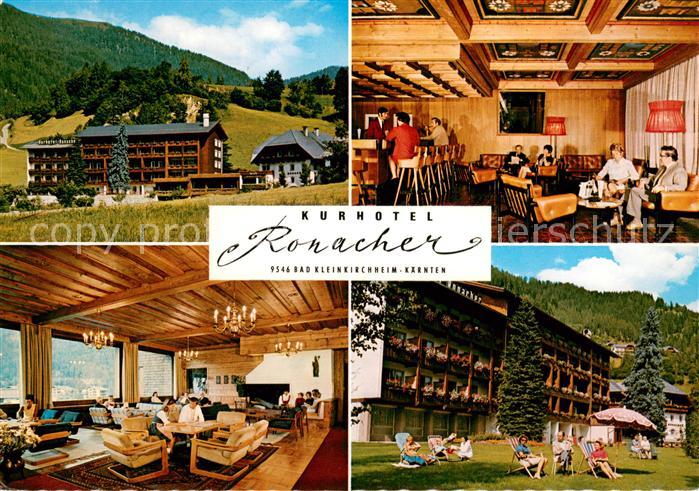 Bad Kleinkirchheim Kaernten Kurhotel Ronacher Gastraeume Liegewiese