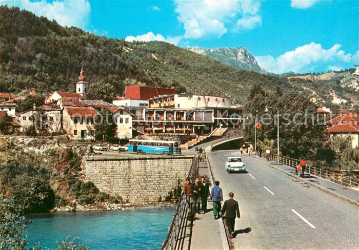 Konjic Teilansicht Neretva Bruecke