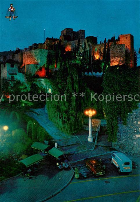 Malaga Andalucia La Alcazaba Palast