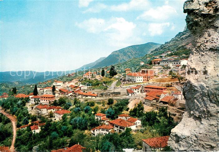 Kruja Panorama Blick von der Burg aus