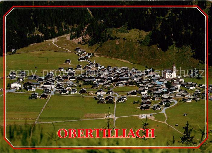 Obertilliach Panorama Dorf im Hochpustertal