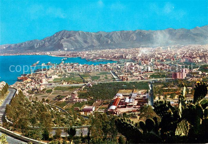 Palermo Sicilia Panorama Hafenstadt