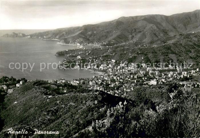 Rapallo Panorama Kuestenstadt