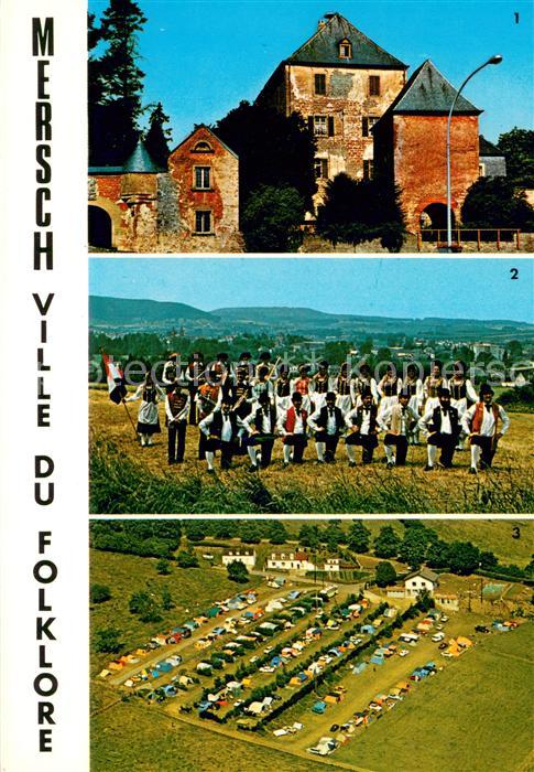 Mersch Luxembourg Chateau Groupe Folklorique Vallee de 7 chateaux Camping