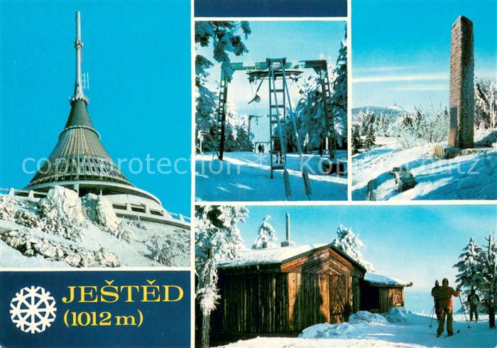 Jested Hotel Jested Lyzarsky vlek Pamatnik delnickeho hnuti Chata u lyzarskeho v