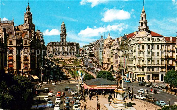 Porto Portugal Praca e Av da Liberdade e Camara Municipal