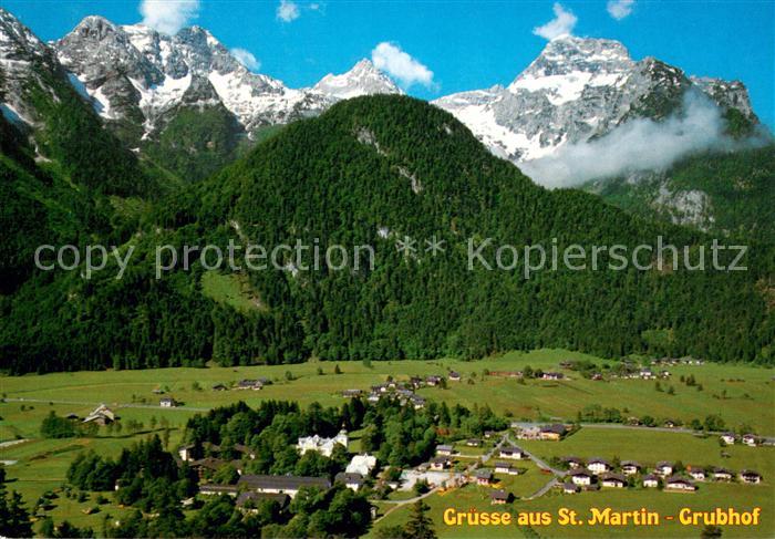 St Martin Lofer OT Grubhof mit Wildmoossiedlung Rauchenberg und Loferer Steinber