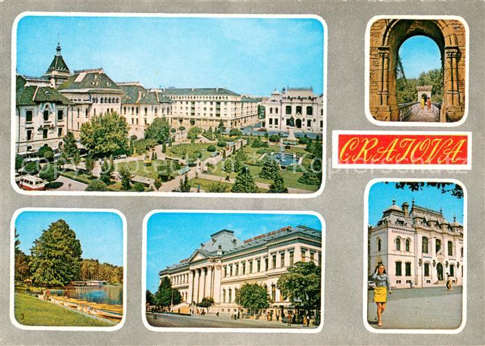 Craiova Vue Le Pont suspendu Le Parc de Peuple Universite Le Centre de Recherche