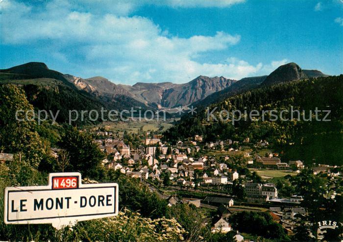 Le Mont-Dore Puy de Dome Vue generale Le Capucin et le Sancy