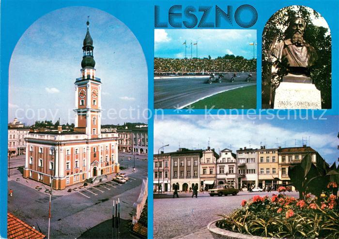 Leszno Ratusz Pompeo Ferrari Stadionie im Alfreda Smoczyka Pmnik Jana Amosa Kome