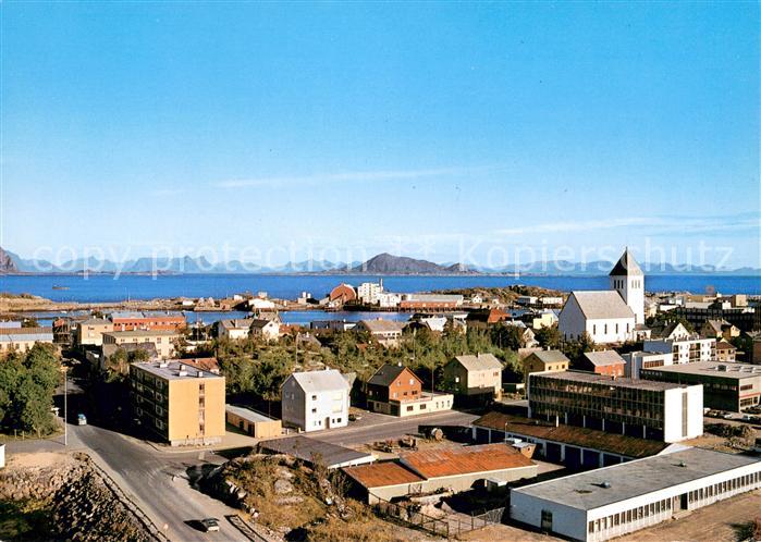 Svolvær med kirken Panorama